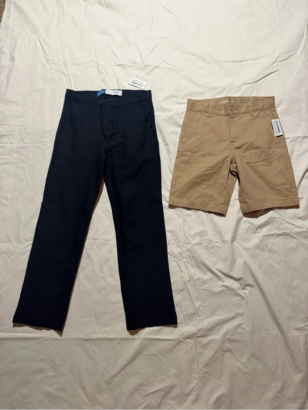 NWT Old Navy Boys Size 10 School Uniform Bundle – Navy Pants & Khaki Shorts